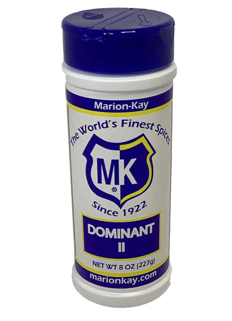 Marion-Kay Dominant II All-Purpose Seasoning, 8 oz, Kosher, Gluten Free, Non-GMO, Since 1922