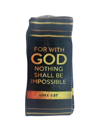 *NEW* Possible With God (Luke 1:37) - Christian Crew Socks