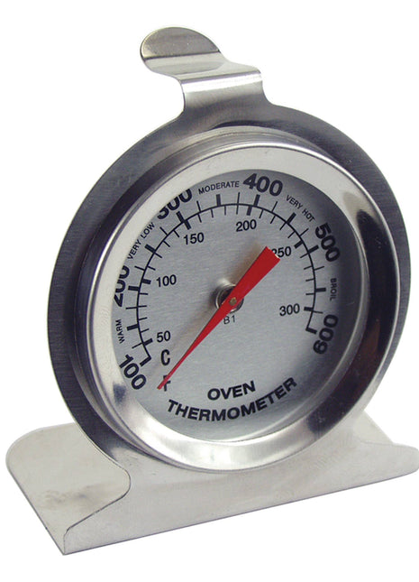 Fox Run Oven Thermometer, Large Dial, 1.5" x 2.5" x 3"