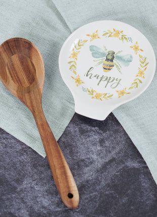 Bee Happy Spoon Rest