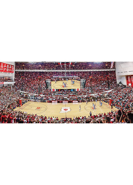 Box view of Indiana Hoosiers panoramic puzzle gift for IU fans
