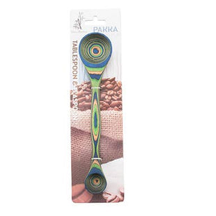 9" Peacock Pakka Double Measuring Spoon - Carded