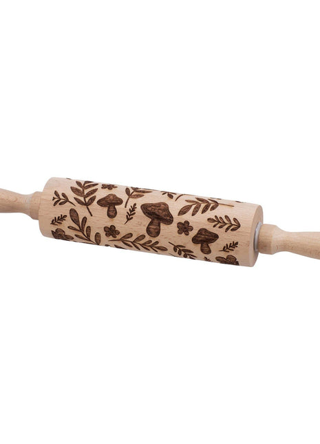Mushrooms Small Embossing Rolling Pin