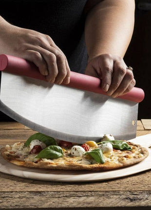 Fantes Cousin Luca's Rocking Pizza Cutter With Blade Guard