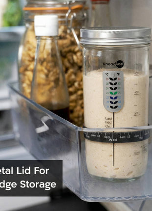 KneadAce® 24oz Sourdough Starter Jar