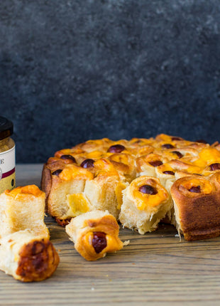 Raspberry Honey Mustard Pretzel Dip
