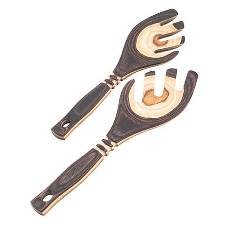9-Inch Natural Pakka Salad Servers