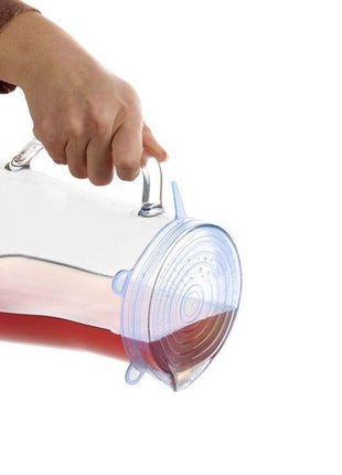 HIC Kitchen Reusable Stretch Food Storage Lids, 13-Piece Set