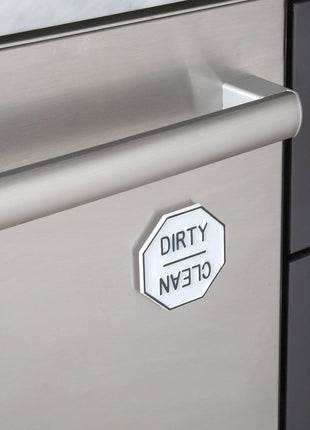 Fox Run Clean or Dirty Dishwasher Magnet, 2.5" x 2.5"