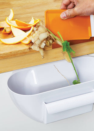 KitchenArt Scrap Trap With Scraper, 6.25" x 11.5" x 4.5"