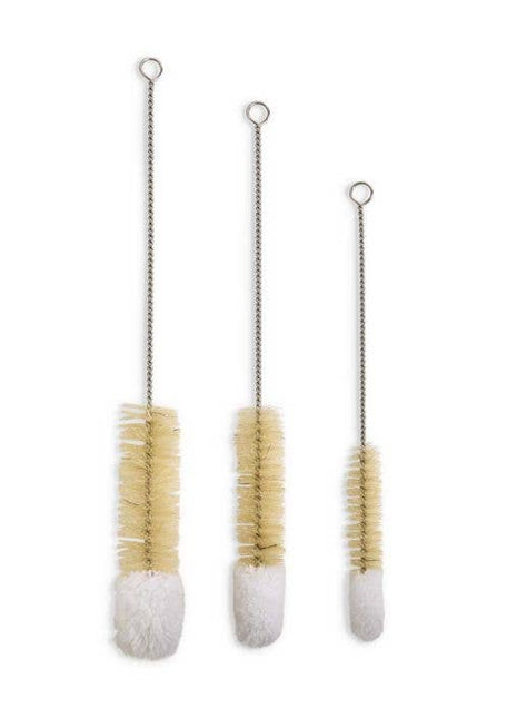 HIC Kitchen Soft Tip Cleaning Brushes, Set Of 3