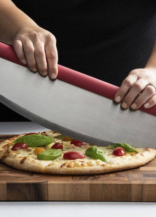 Fantes Cousin Luca's Rocking Pizza Cutter With Blade Guard
