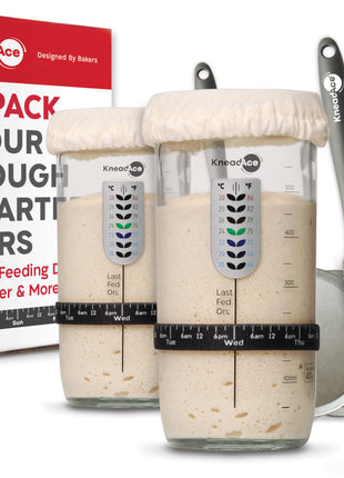 KneadAce® 24oz Sourdough Starter Jar