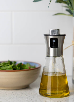 Fox Run Glass Olive Oil Sprayer, 200 ml/6.7 Oz Mister Bottle