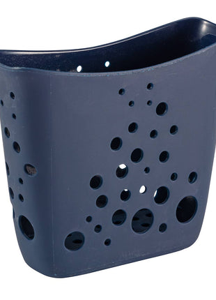Kitchen sponge holder with suction cup for sink or backsplash use