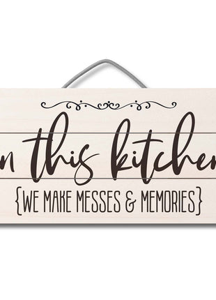 Make Messes & Memories Decorative Pallet Wood Sign 12" x 6"