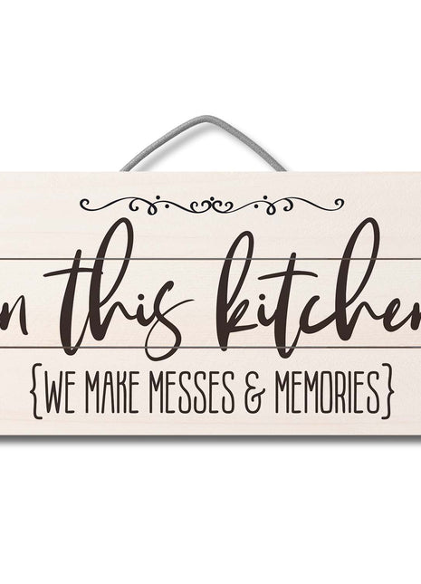 Make Messes & Memories Decorative Pallet Wood Sign 12" x 6"