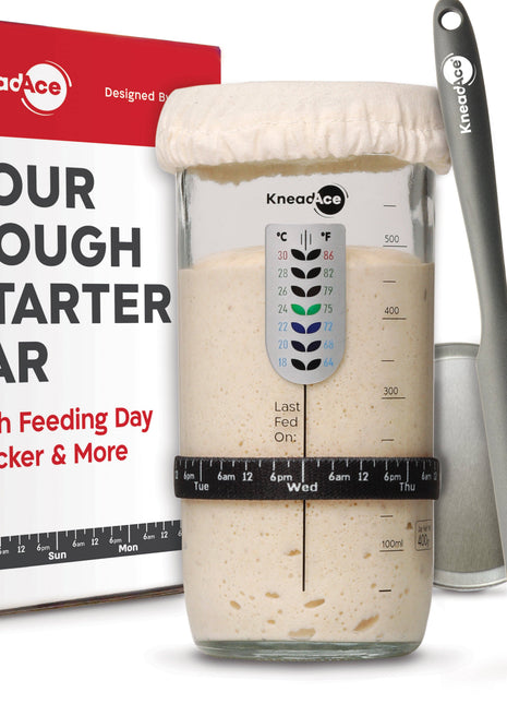 KneadAce® 24oz Sourdough Starter Jar