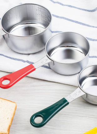 Fox Run Stainless Steel Measuring Cup Set, 4-Piece Color Set