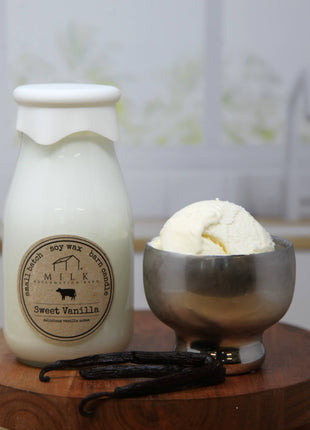 Milk Bottle Candle Sweet Vanilla