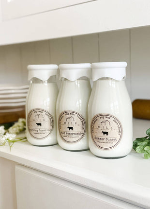 Milk Bottle Candle 13 oz