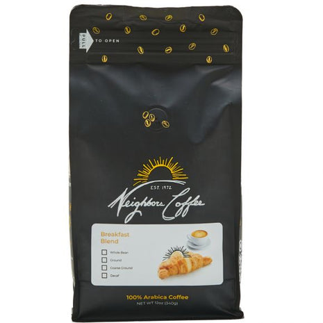 Neighbors Breakfast Blend Coffee, Medium Roast