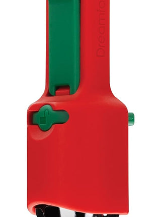 Dreamfarm Hullapit 3-in-1 Fast & Easy Strawberry Huller, Cherry Pitter & Olive Pitter - Red/Green