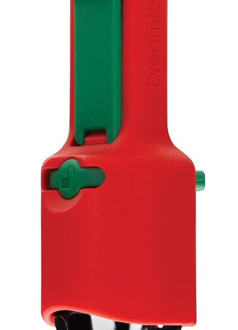 Dreamfarm Hullapit 3-in-1 Fast & Easy Strawberry Huller, Cherry Pitter & Olive Pitter - Red/Green