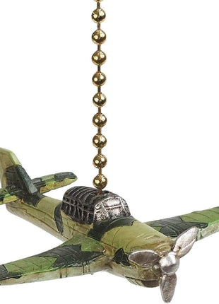 Ceiling Fan Pull - Fighter Airplane