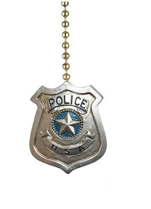 Ceiling Fan Pull - Police Badge