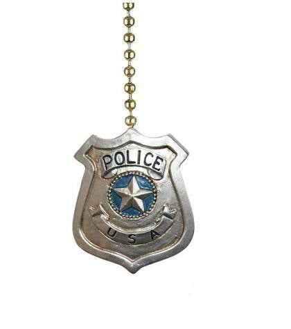 Ceiling Fan Pull - Police Badge