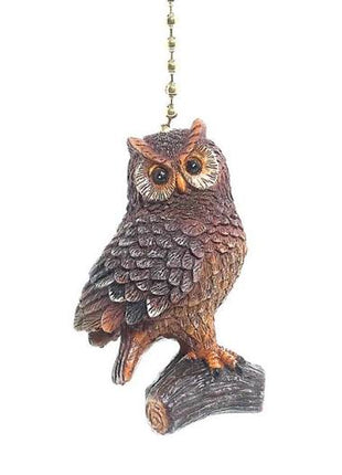 Ceiling Fan Pull - Woodland Owl