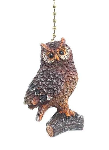 Ceiling Fan Pull - Woodland Owl