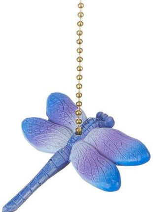 Ceiling Fan Pull - Purple Dragonfly