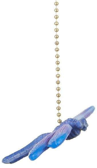 Ceiling Fan Pull - Purple Dragonfly