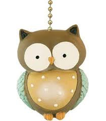 Ceiling Fan Pull - Little Owl