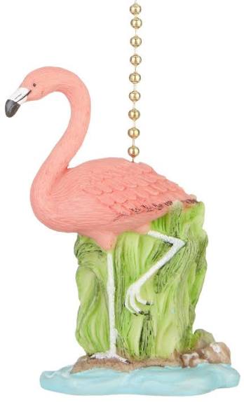 Ceiling Fan Pull - Flamingo
