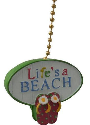 Ceiling Fan Pull - Life’s A Beach