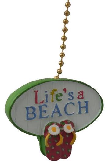 Ceiling Fan Pull - Life’s A Beach