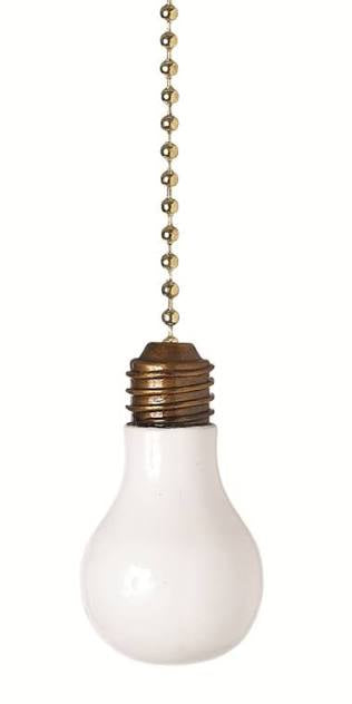Ceiling Fan Pull - Lightbulb