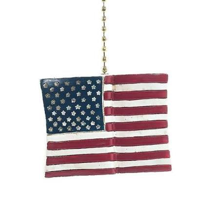 Ceiling Fan Pull - American Flag
