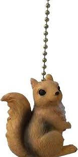 Ceiling Fan Pull - Squirrel
