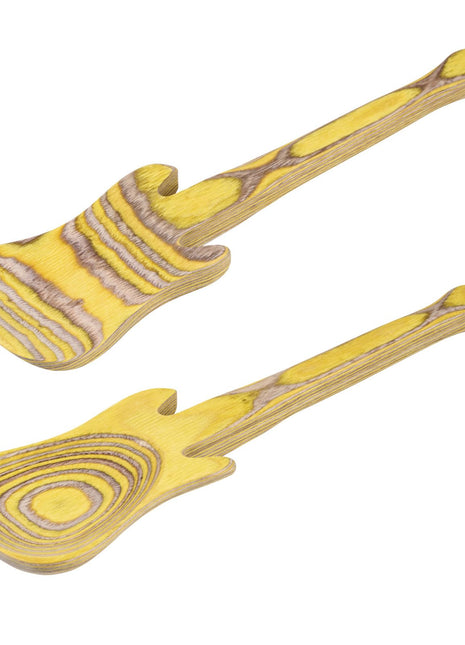 Island Bamboo Yellow Guitar Spoon