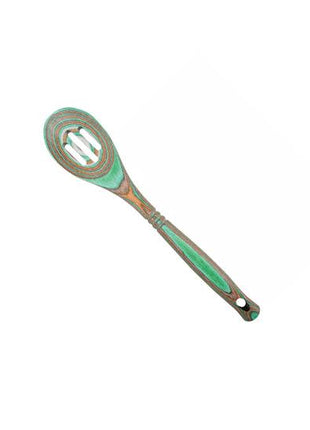 Island Bamboo Mint Slotted Spoon