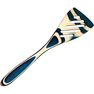 Island Bamboo Blue Mini Slotted Spatula
