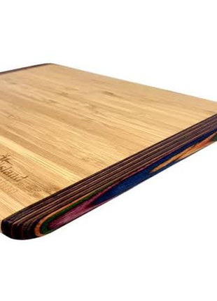 Island Bamboo 9”x 11”x 3/8” Utility Board With Rainbow Accent