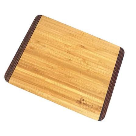 Island Bamboo 9”x 11”x 3/8” Utility Board With Rainbow Accent