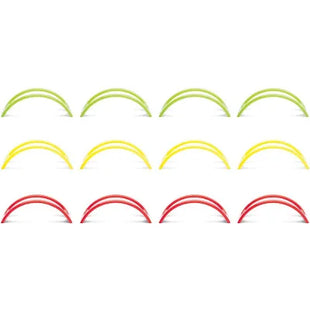Fox Run Stackable Taco Holders, Red, Yellow, Green, Set of 12