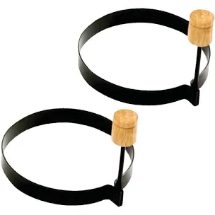 ROUND PANCAKE / EGG RINGS, 2 PCS