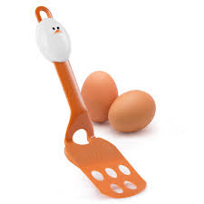 Joie Lil' Flip Egg Spatula - Compact Slotted Turner
